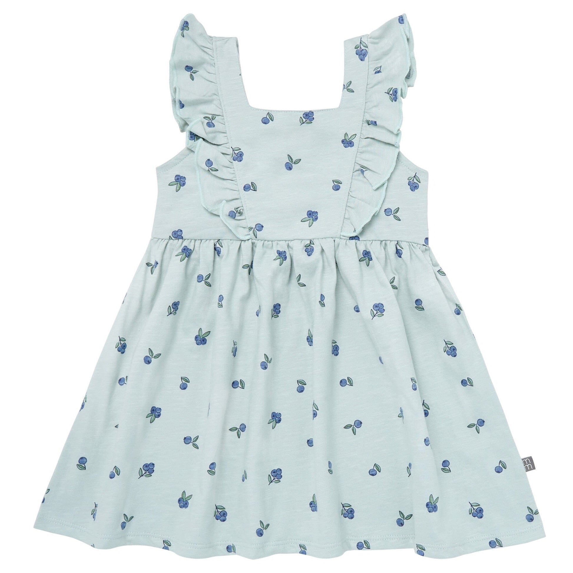 Infant & Toddler Girls Light Sky Blueberries Bow Back Dress dresses Modern Moments™ by Gerber® 