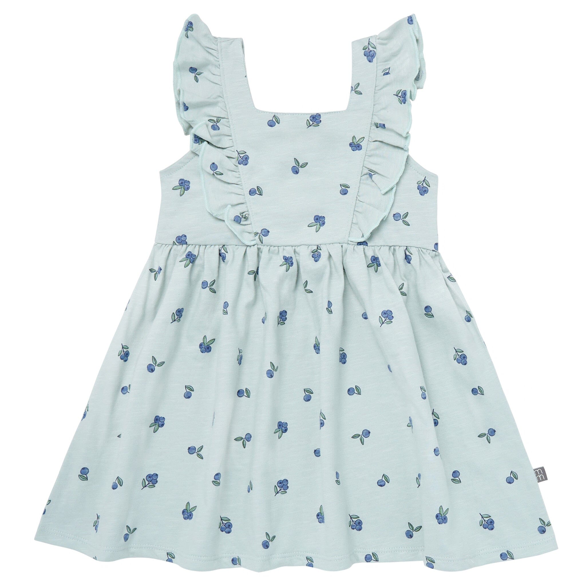 Infant & Toddler Girls Light Sky Blueberries Bow Back Dress dresses Modern Moments™ by Gerber® 