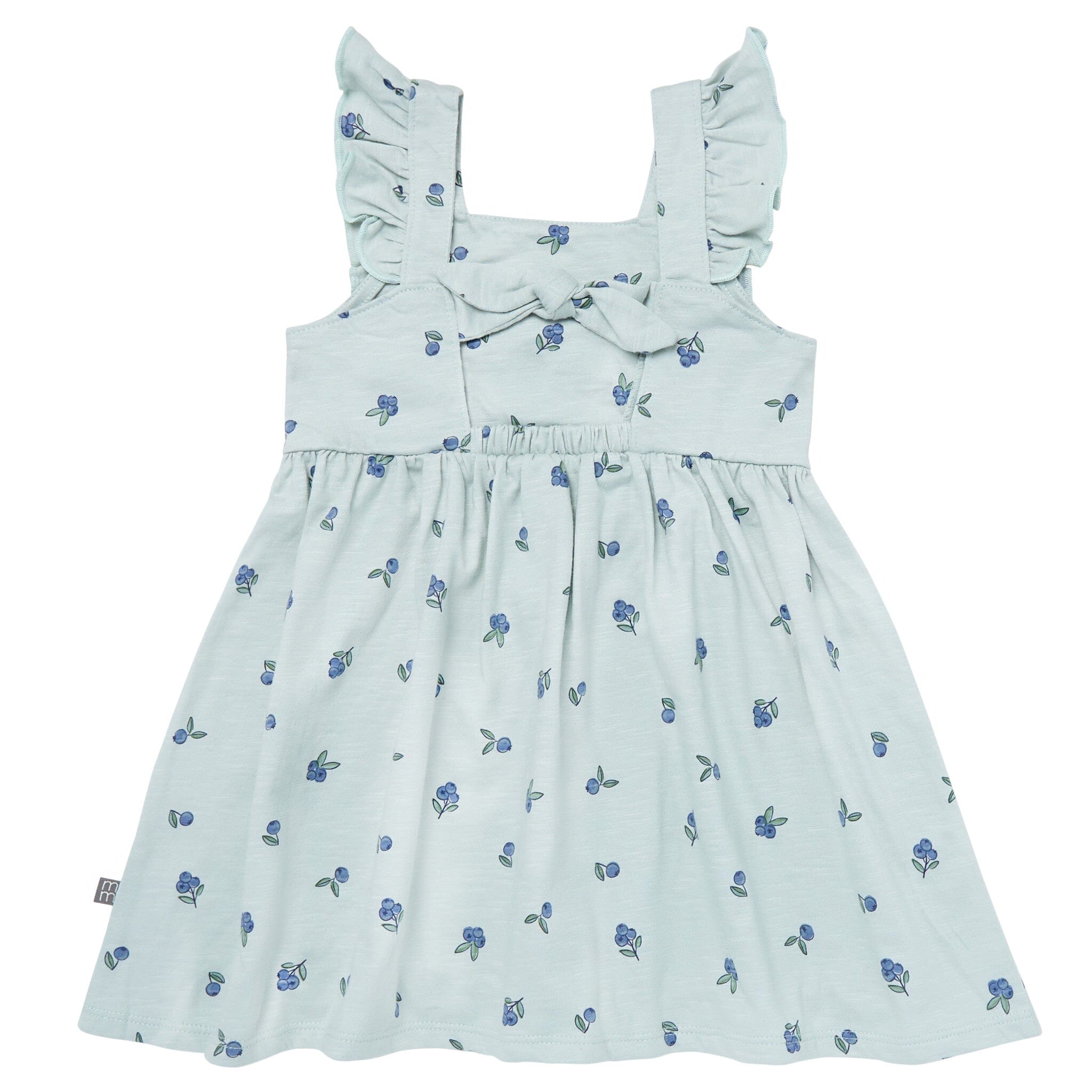 Infant & Toddler Girls Light Sky Blueberries Bow Back Dress dresses Modern Moments™ by Gerber® 