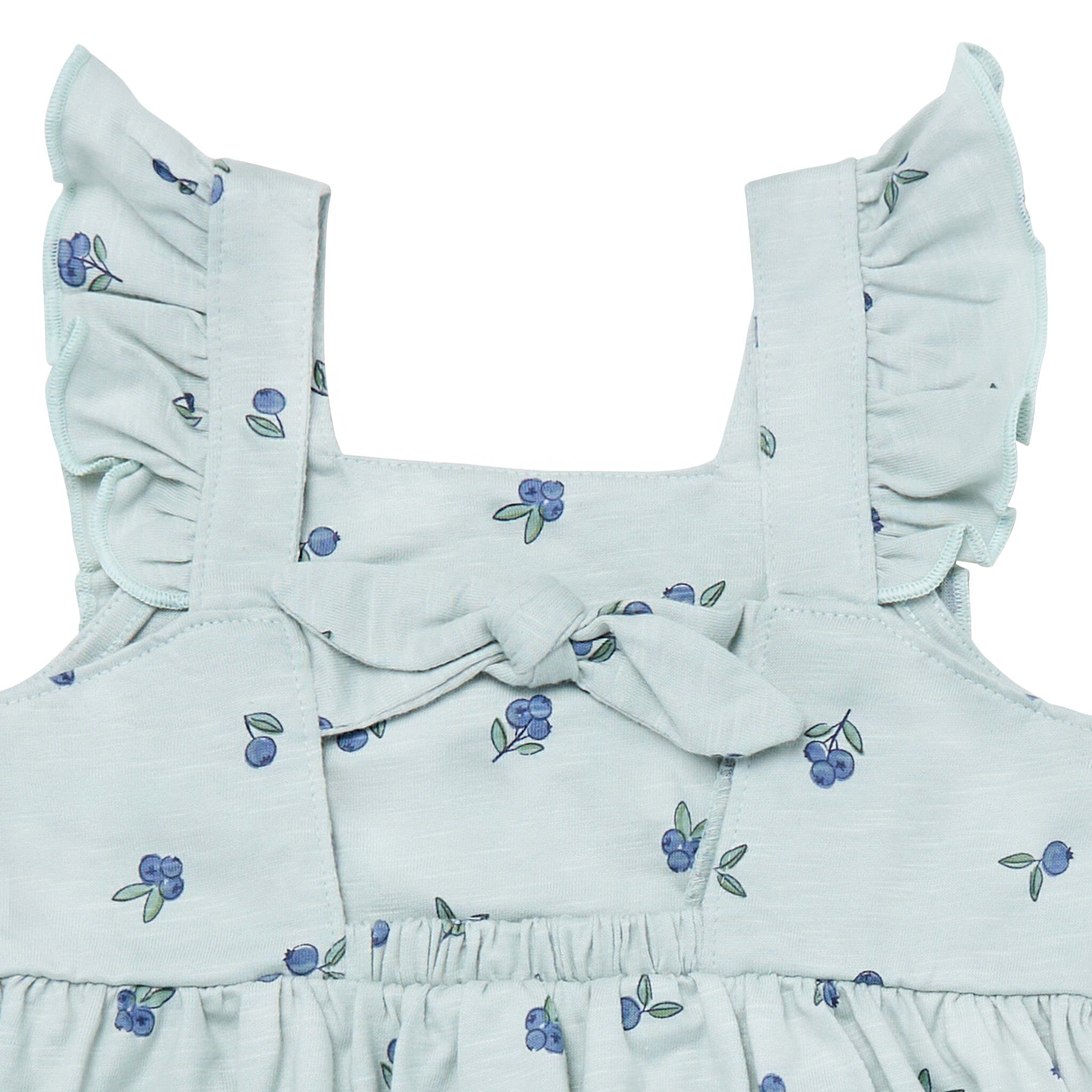 Infant & Toddler Girls Light Sky Blueberries Bow Back Dress dresses Modern Moments™ by Gerber® 
