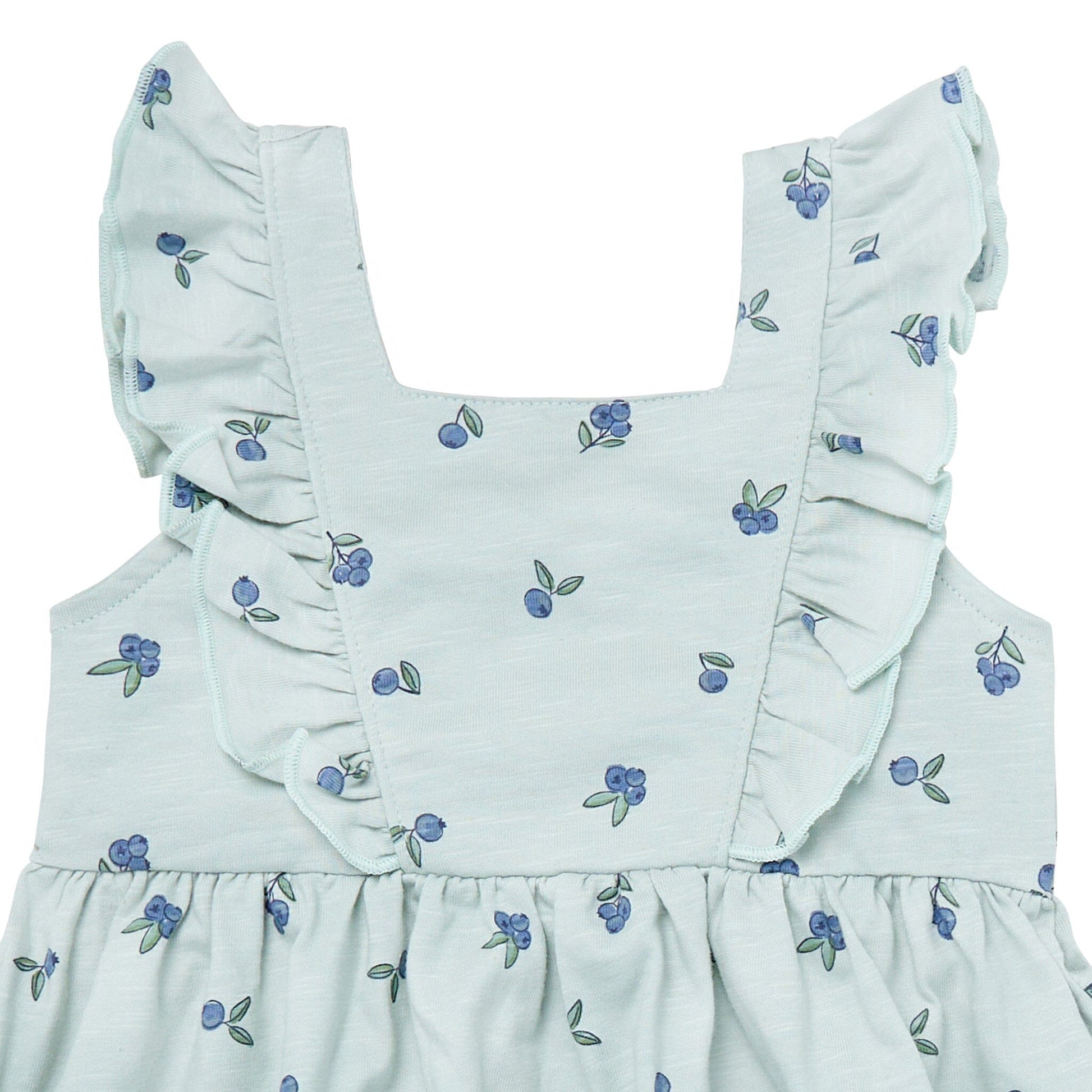 Infant & Toddler Girls Light Sky Blueberries Bow Back Dress dresses Modern Moments™ by Gerber® 