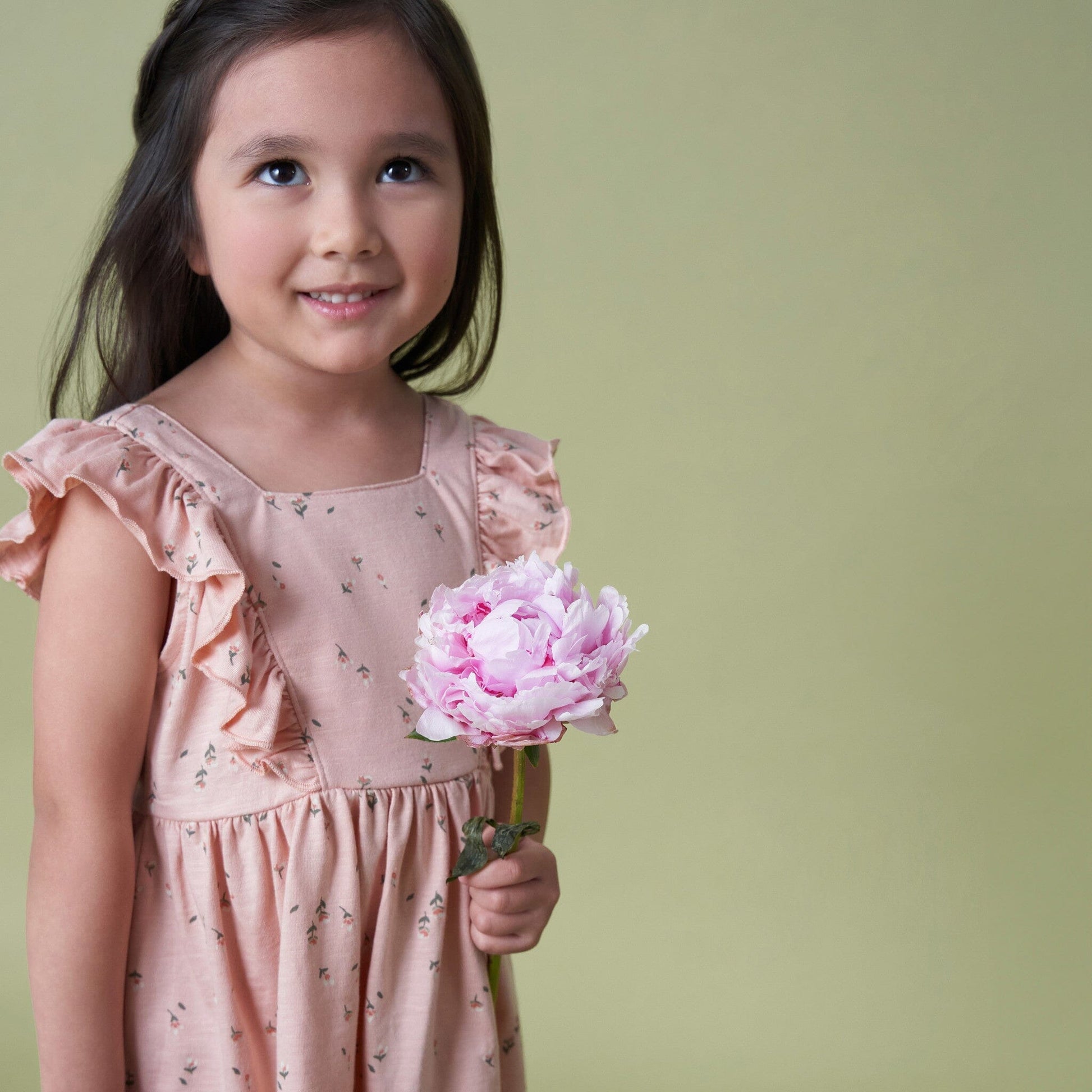 Infant & Toddler Girls Rose Tulips Bow Back Dress dresses Modern Moments™ by Gerber® 