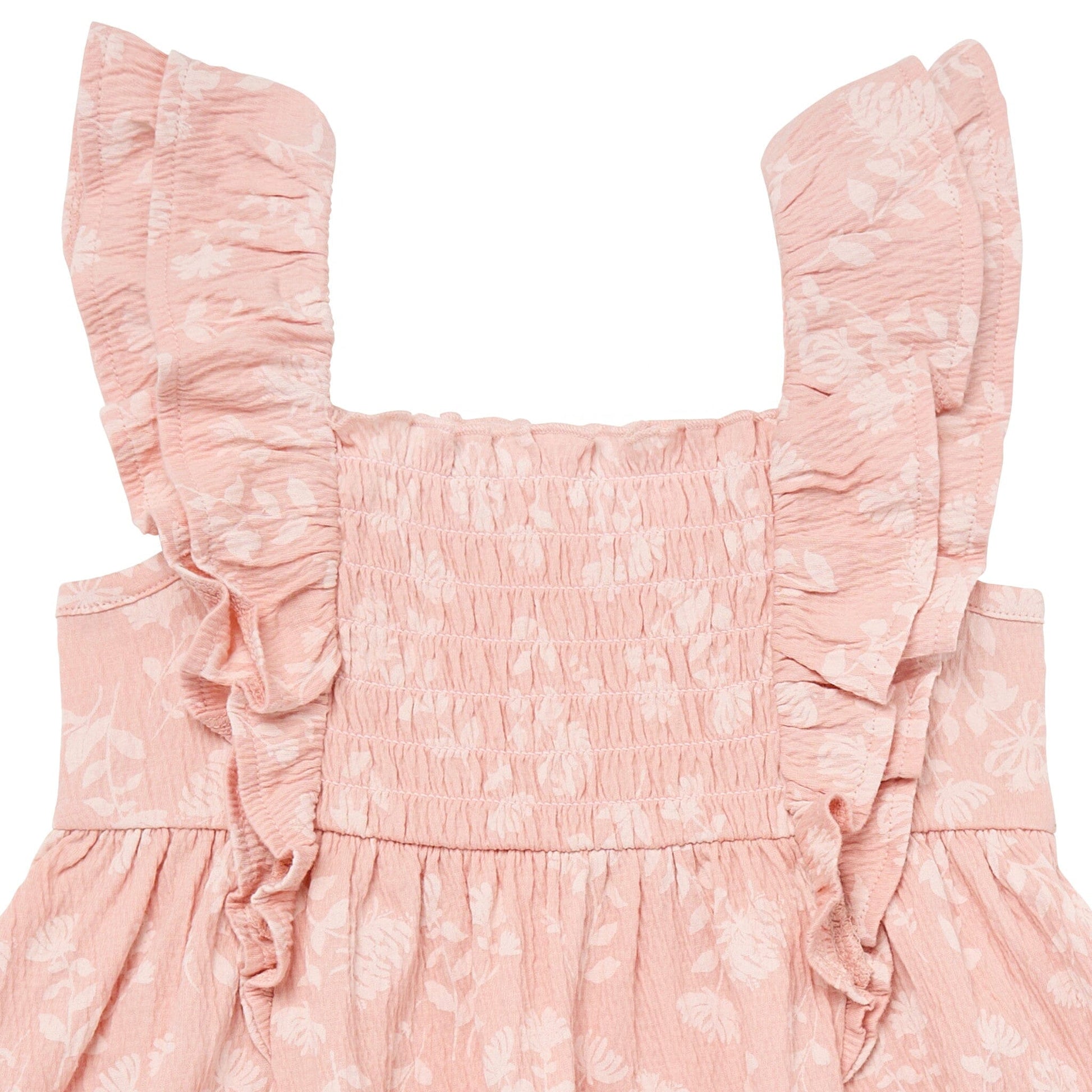 Infant & Toddler Girls Rose Wild Flowers Smocked Ruffle Dress dresses Modern Moments™ by Gerber® 