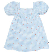 Infant & Toddler Girls Strawberry Gingham Puff Sleeve Dress dresses Modern Moments™ by Gerber® 