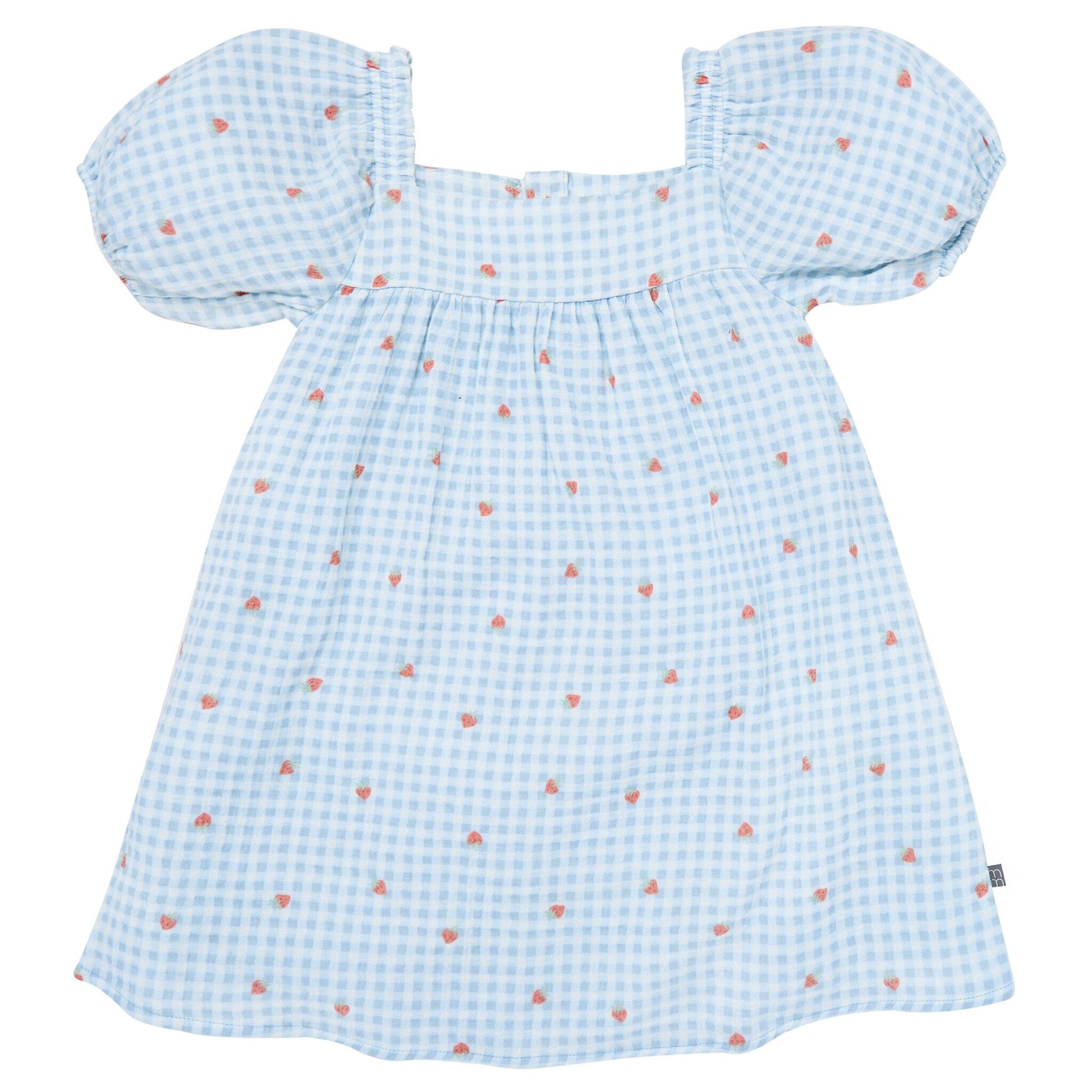 Infant & Toddler Girls Strawberry Gingham Puff Sleeve Dress dresses Modern Moments™ by Gerber® 