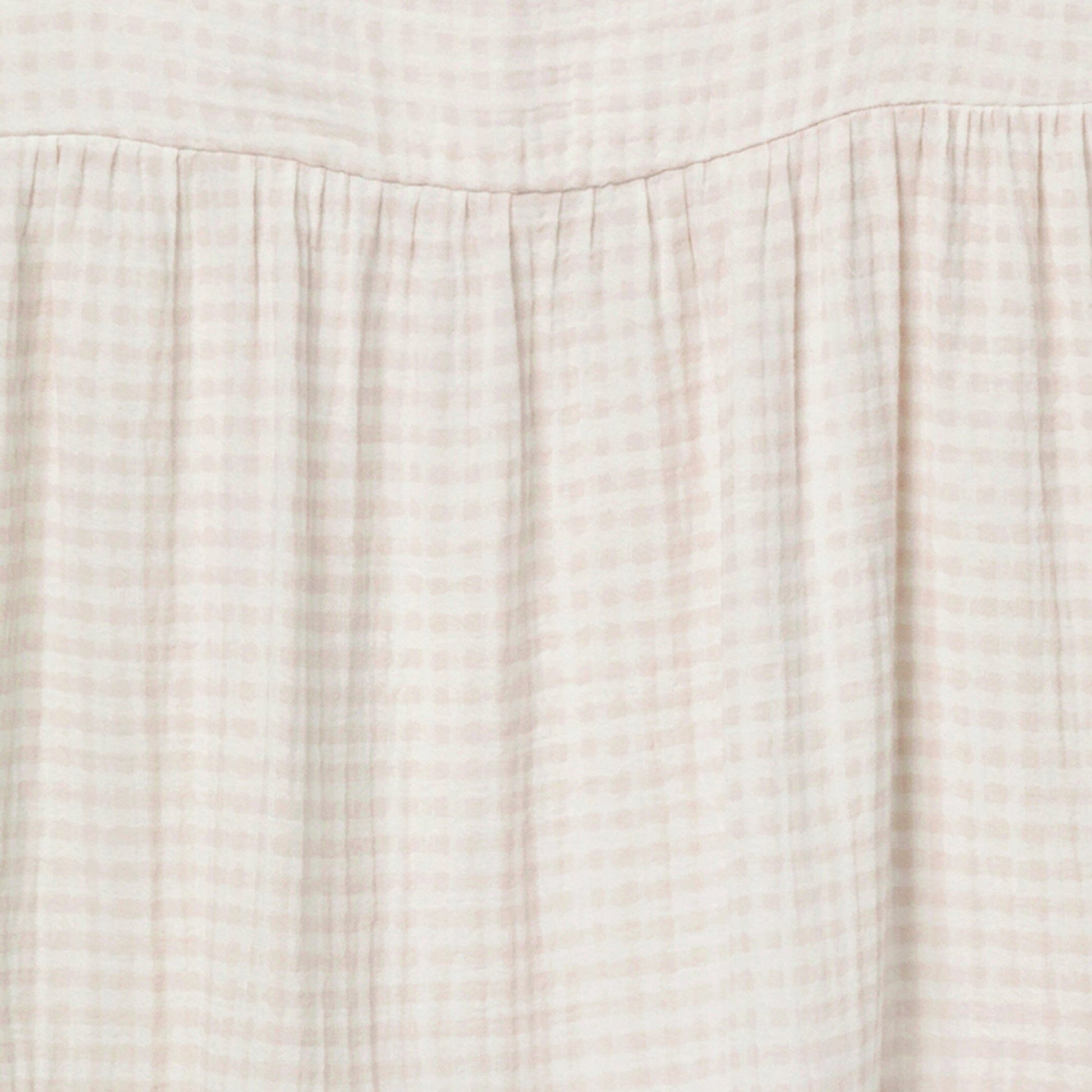 Womens Tan Gingham Dress