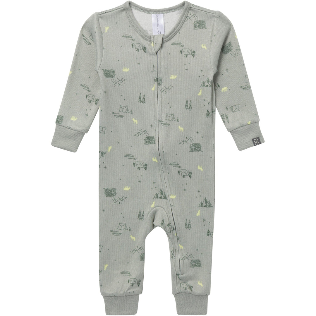 Baby Boys Mountain Gray Snug Fitting Footless Pajamas Sleepwear Gerber® 