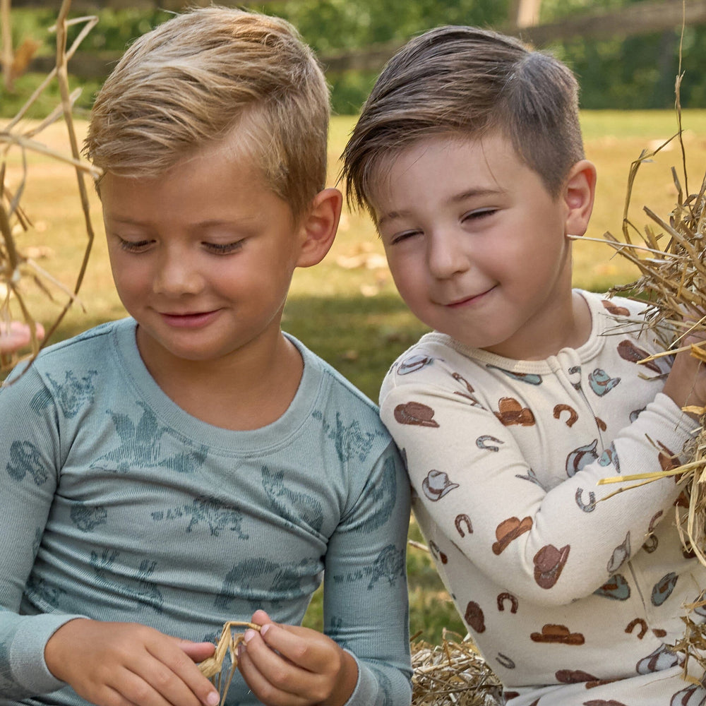 Baby Boys Western Cowboy Snug Fitting Footless Pajamas Sleepwear Gerber® 