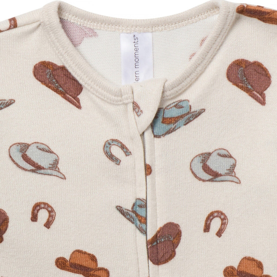 Baby Boys Western Cowboy Snug Fitting Footless Pajamas Sleepwear Gerber® 