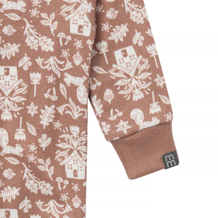 Baby Girls Brown Snug Fitting Footless Pajamas Sleepwear Gerber® 