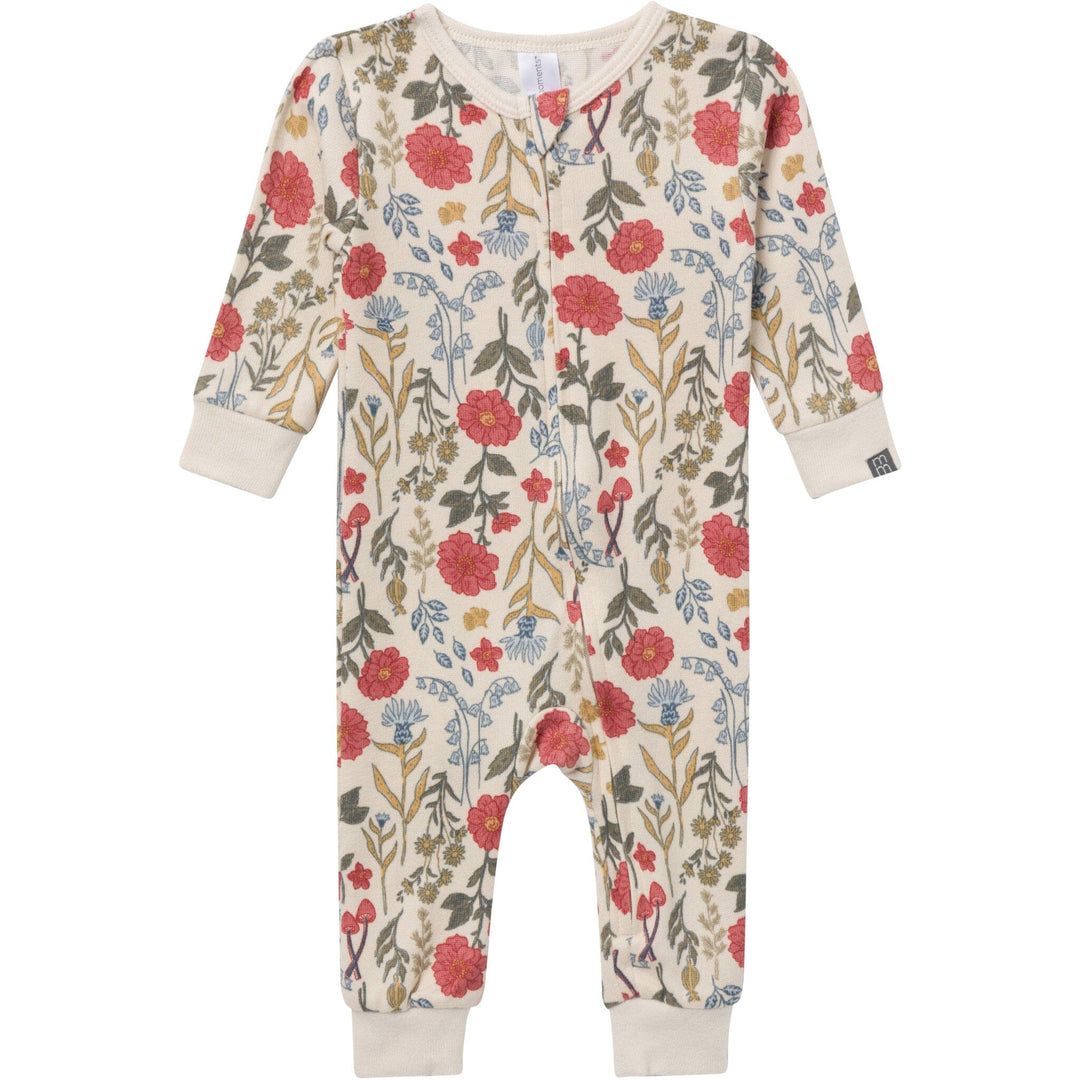 Baby Girls Off-White Snug Fitting Footless Pajamas Sleepwear Gerber® 