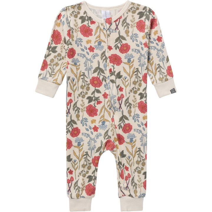 Baby Girls Off-White Snug Fitting Footless Pajamas Sleepwear Gerber® 