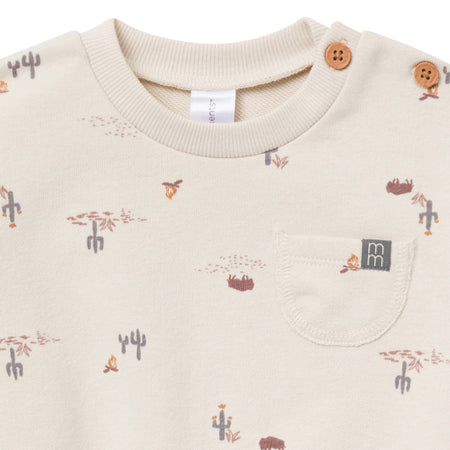 Baby Boys Buffalo Desert Bubble Romper