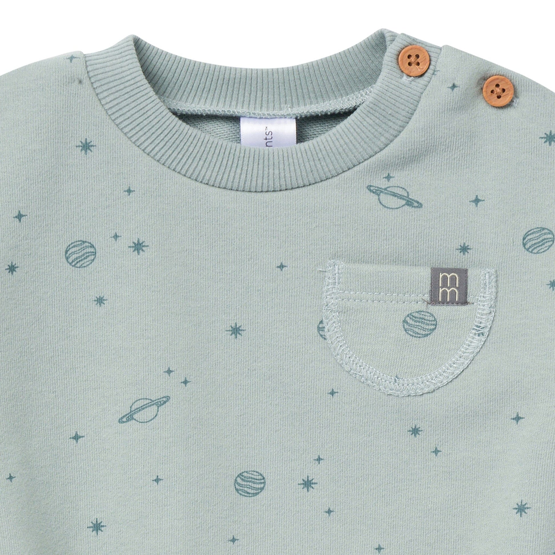 Baby Boys Slate Galaxy Bubble Romper Rompers Modern Moments™ by Gerber® 