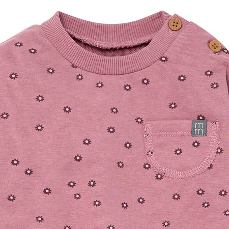 Baby Girls Pink Daisy Bubble Romper