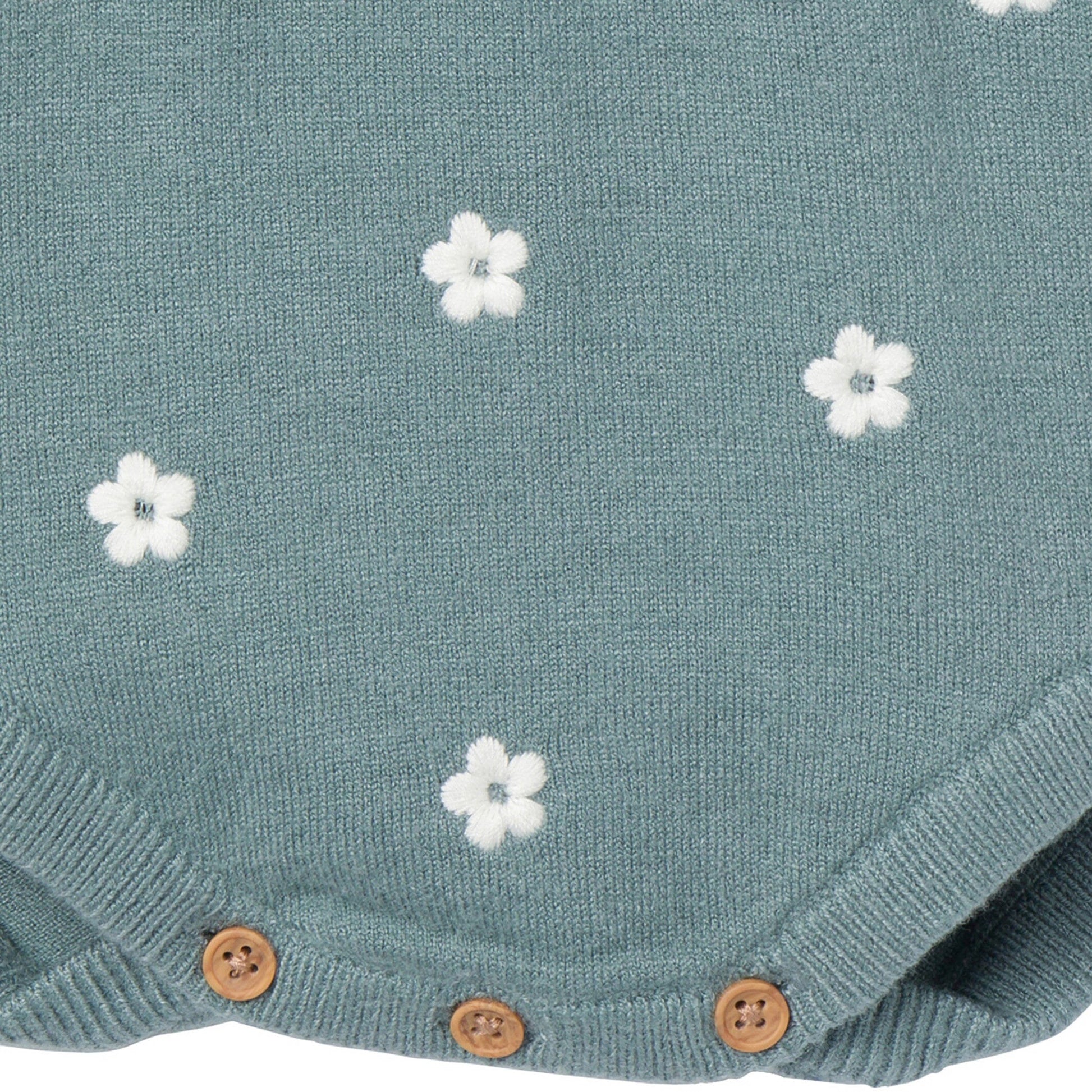 Baby & Toddler Girls Teal Jersey Sunsuit