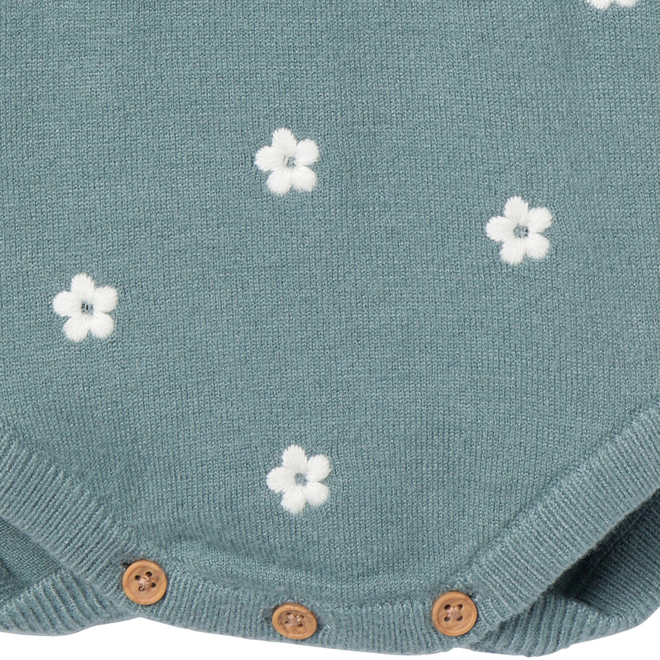 Baby & Toddler Girls Teal Jersey Sunsuit