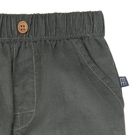 Boys Dark Grey Corduroy Pants