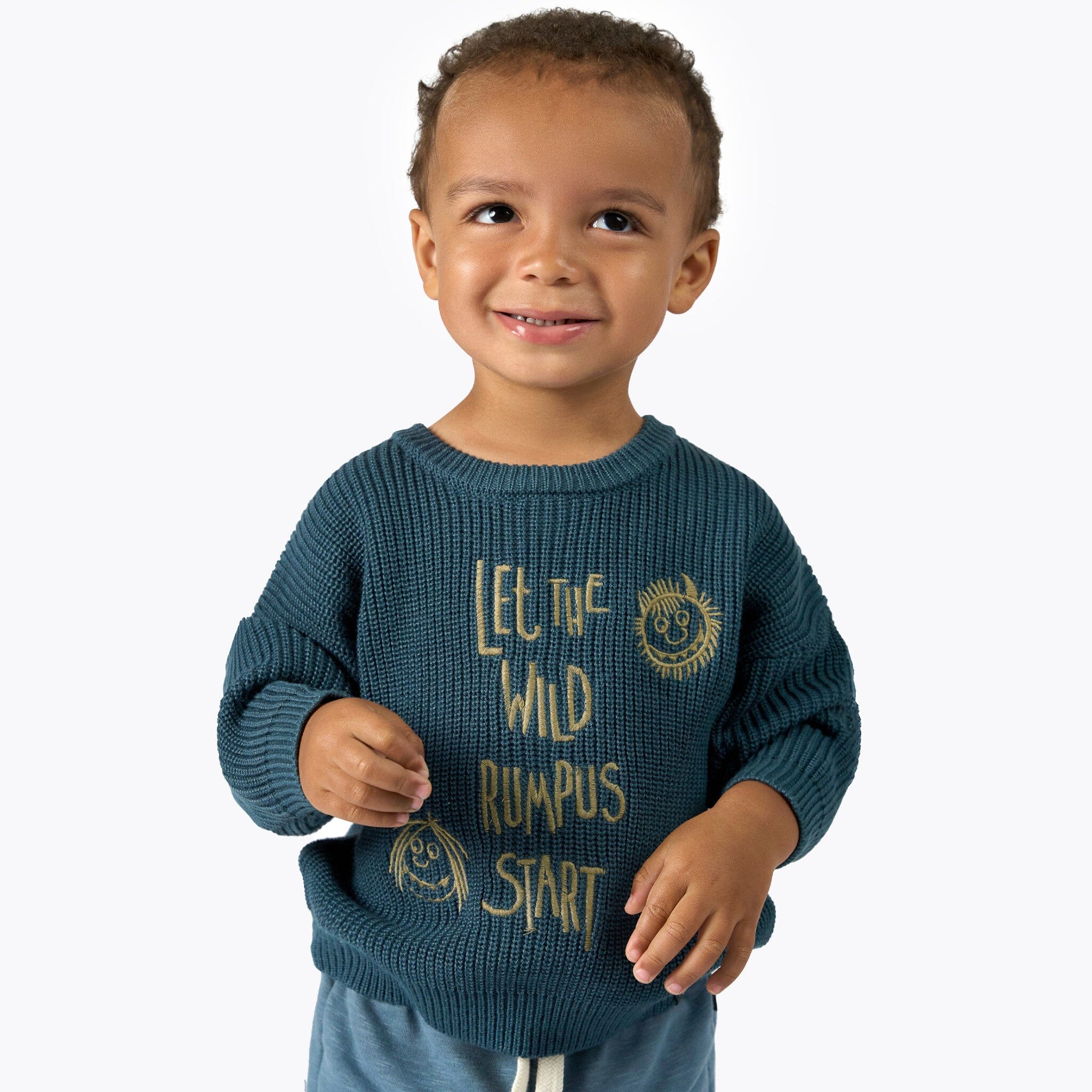 Infant & Toddler Neutral Dark Blue Where The Wild Things Are Sweater Outerwear Modern Moments™ by Gerber® 
