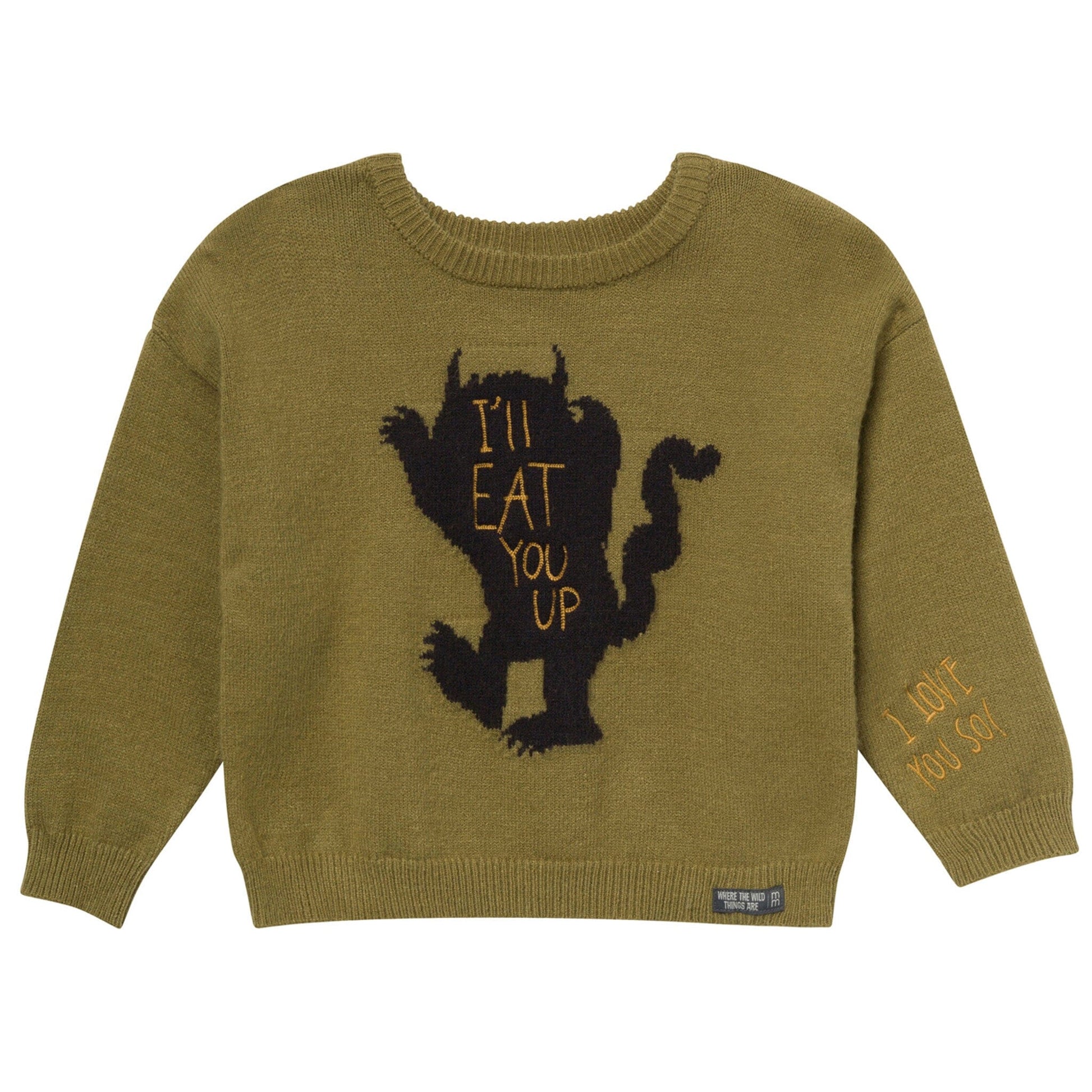 Infant & Toddler Neutral Green Where The Wild Things Are Sweater Outerwear Modern Moments™ by Gerber® 