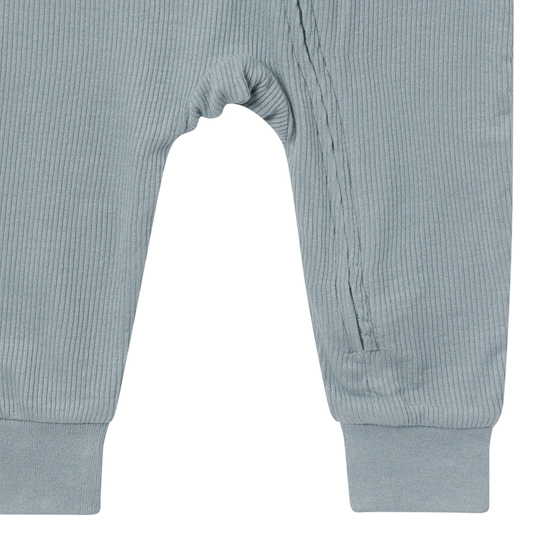 2-Pack Baby Neutral Blue Viscose Snug Fitting Footless Pajamas Sleepwear Gerber® 