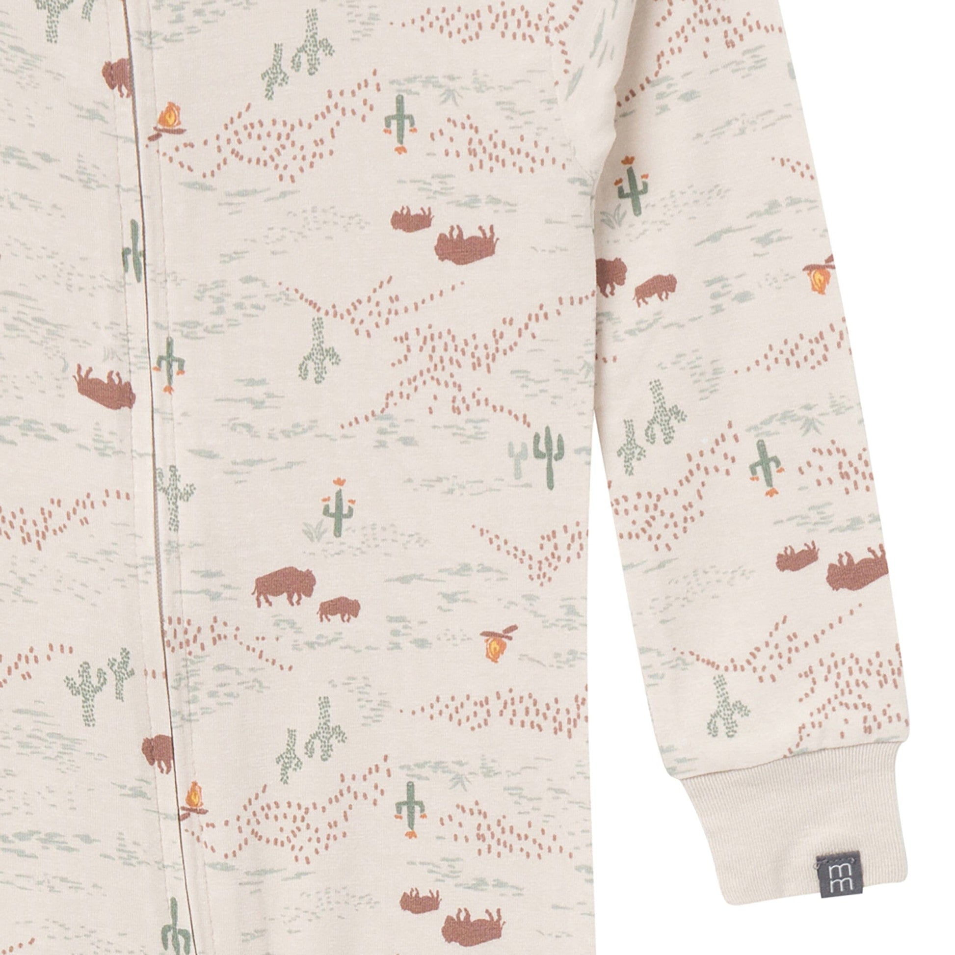 2-Pack Baby Neutral Gray and Brown Snug Fitting Footless Pajamas Sleepwear Gerber® 