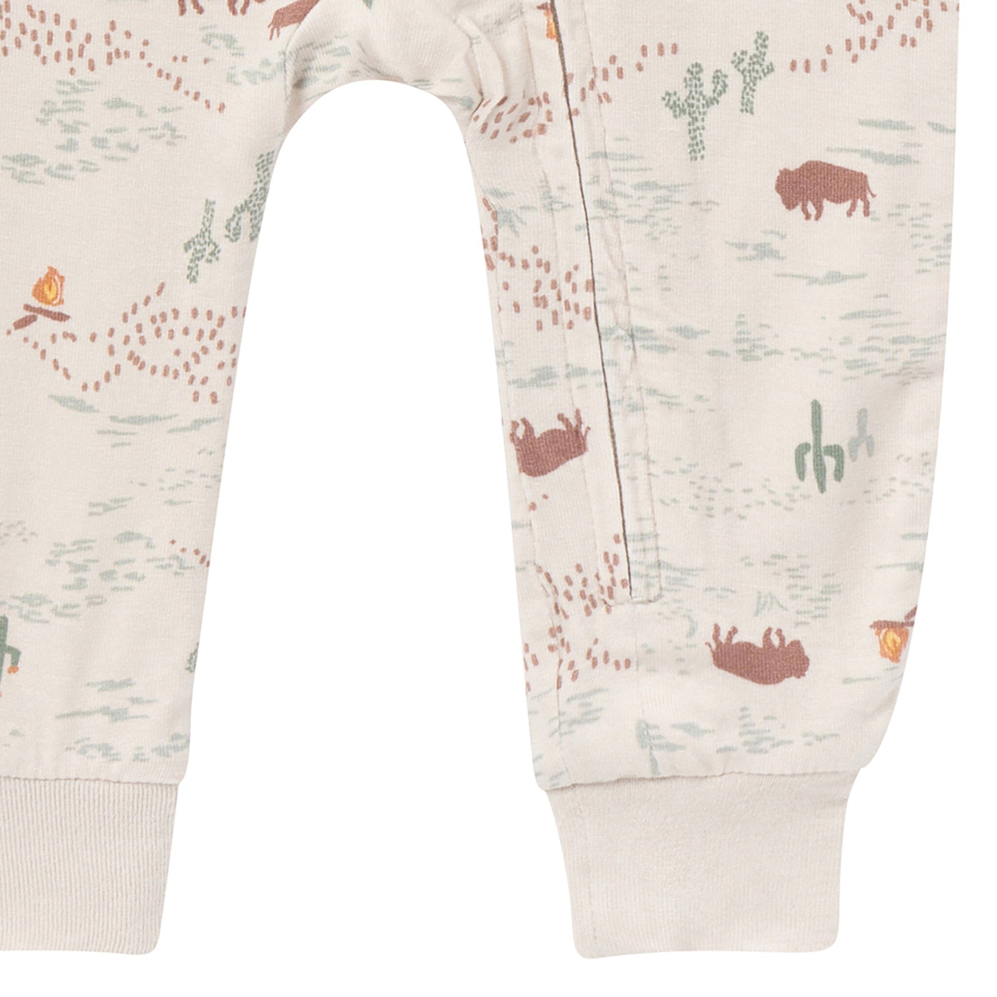 2-Pack Baby Neutral Gray and Brown Snug Fitting Footless Pajamas Sleepwear Gerber® 