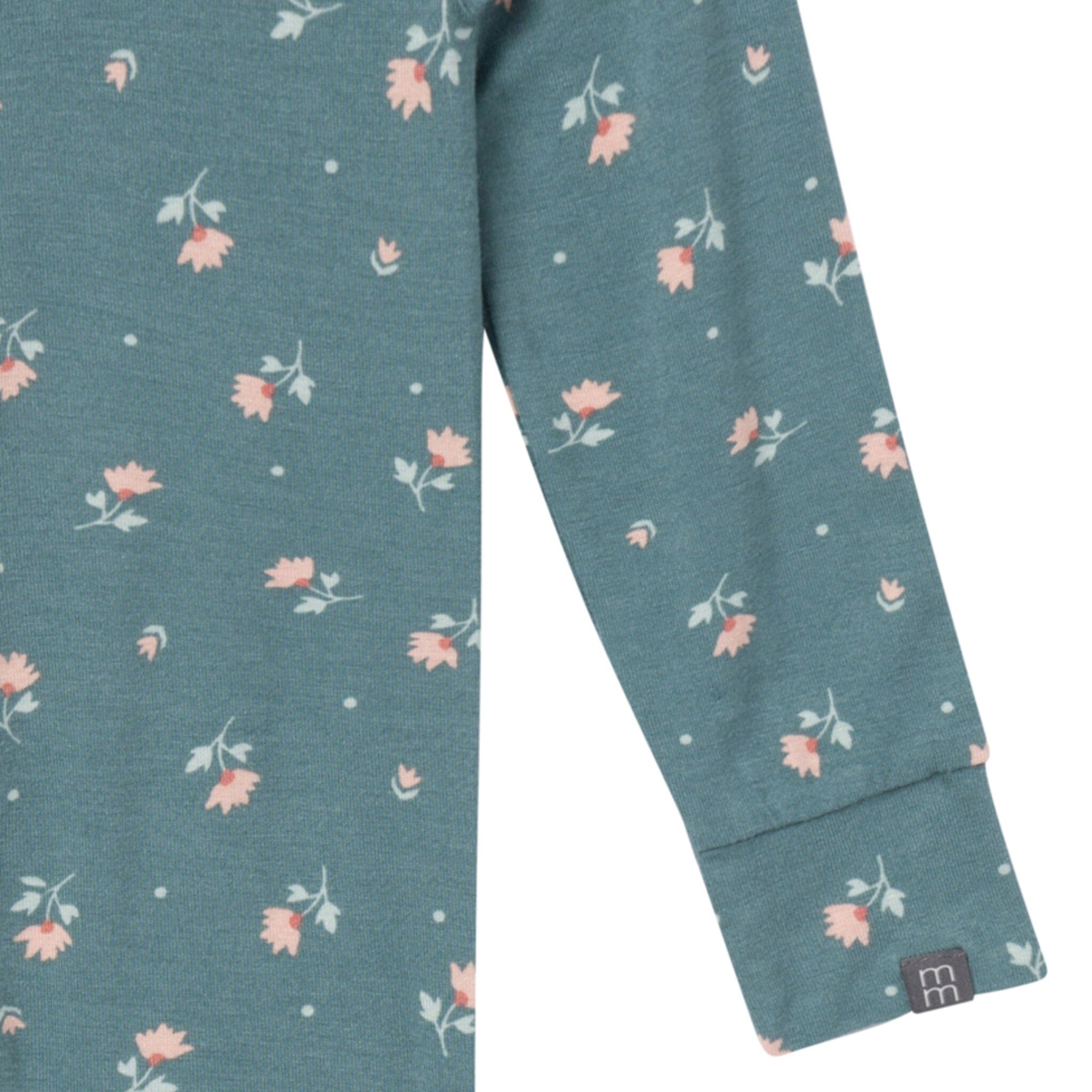 2-Pack Baby & Toddler Girls Dark Teal Rose Tight Fitting Footless Pajamas sleepwear Modern Moments™ by Gerber® 