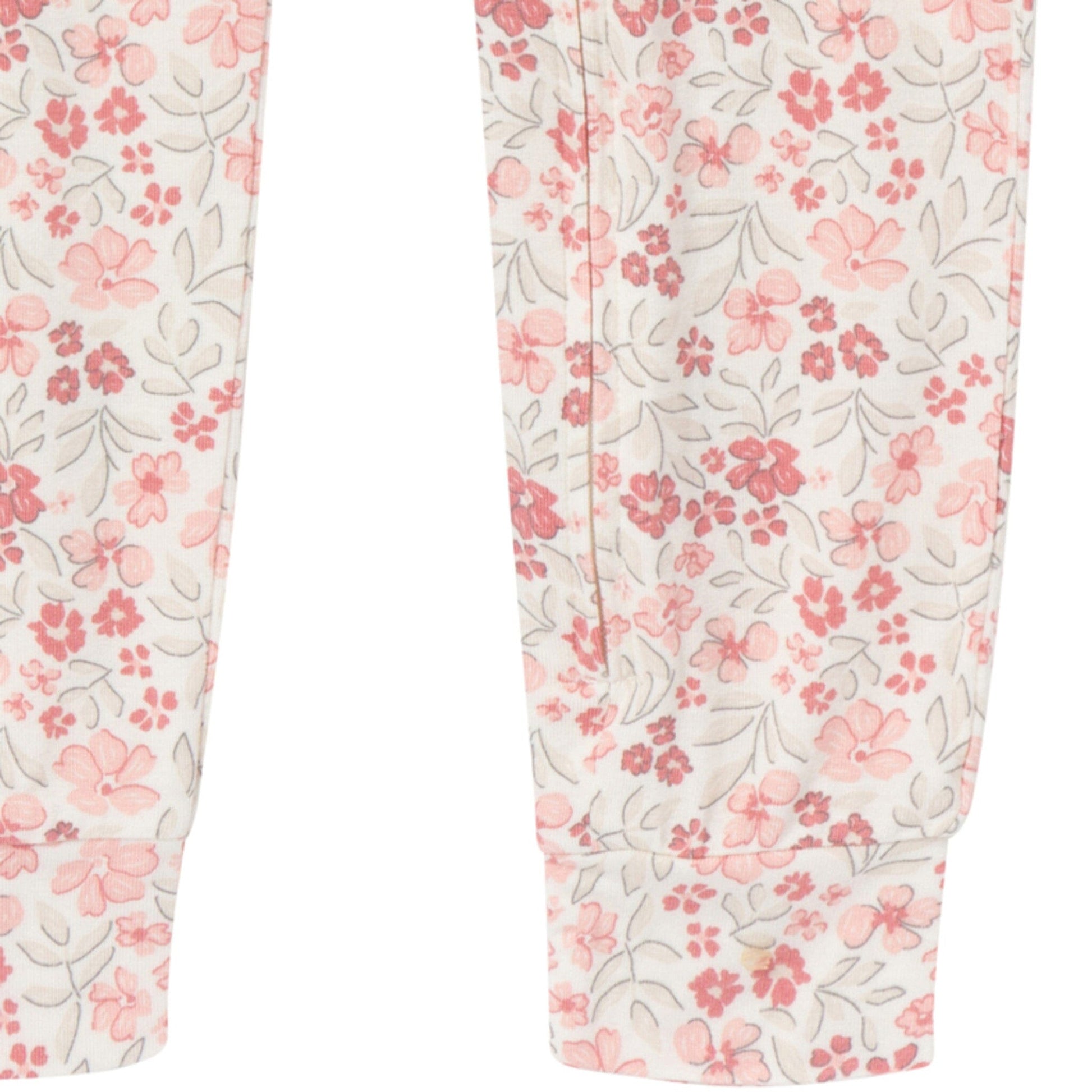 2-Pack Baby & Toddler Girls Ivory Floral Tight Fitting Footless Pajamas sleepwear Modern Moments™ by Gerber® 