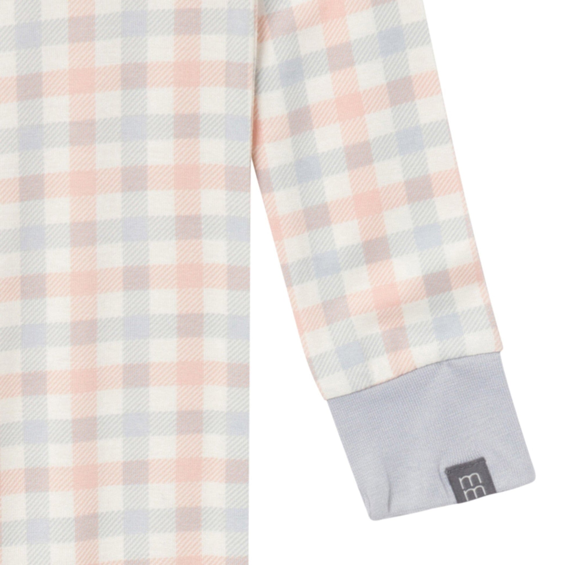 2-Pack Baby & Toddler Neutral Blue Plaid Tight Fitting Footless Pajamas sleepwear Modern Moments™ by Gerber® 