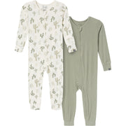 2-Pack Baby & Toddler Neutral Ivory Cactus Tight Fitting Footless Pajamas sleepwear Modern Moments™ by Gerber® 