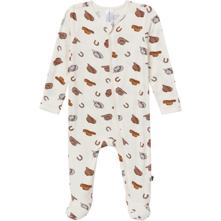 2-Pack Baby Boys Western Sleep 'N Plays with Mitten Cuffs