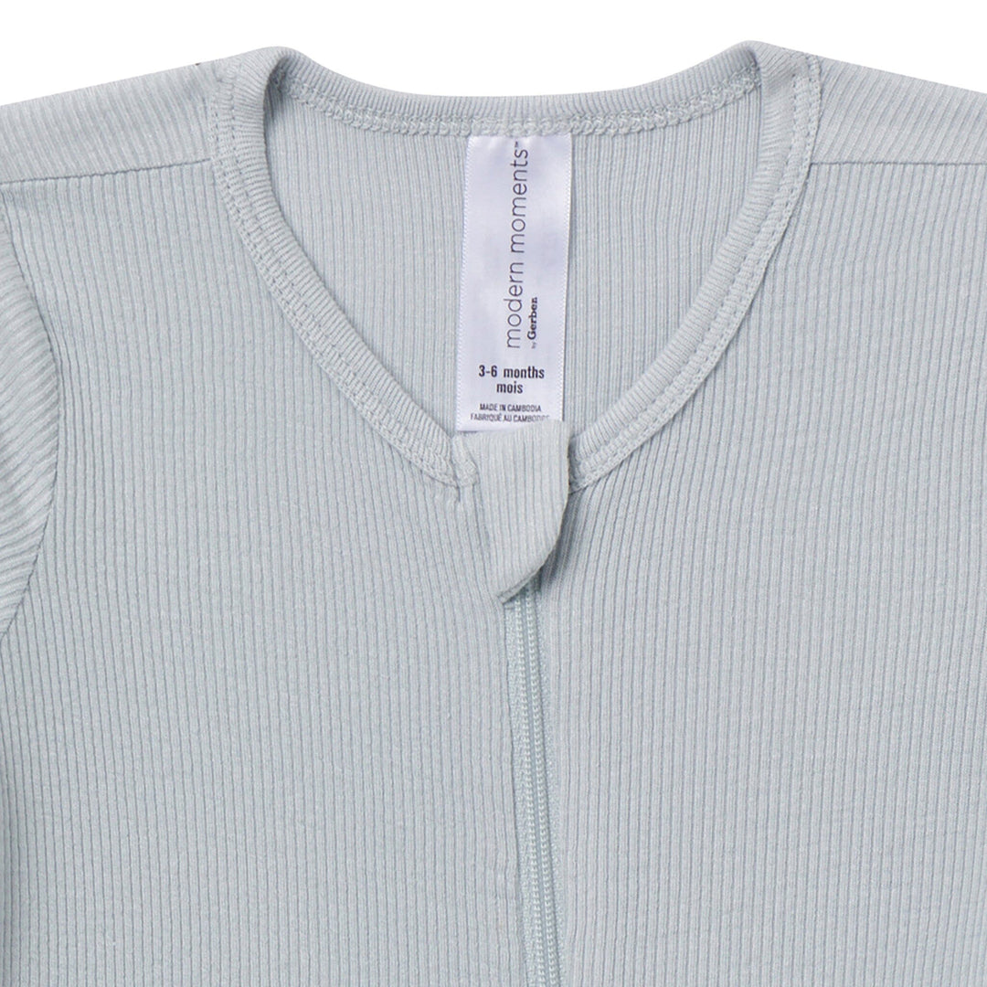 2-Pack Baby Boys Blue and Off-White Sleep 'N Play Sleepwear Gerber® 