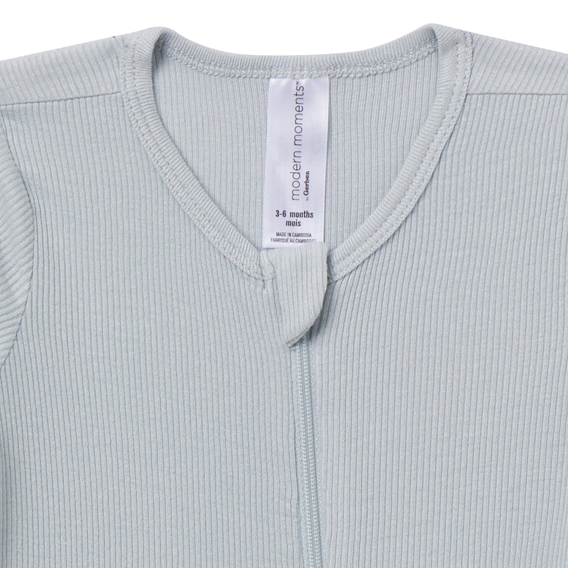 2-Pack Baby Boys Blue and Off-White Sleep 'N Play Sleepwear Gerber® 