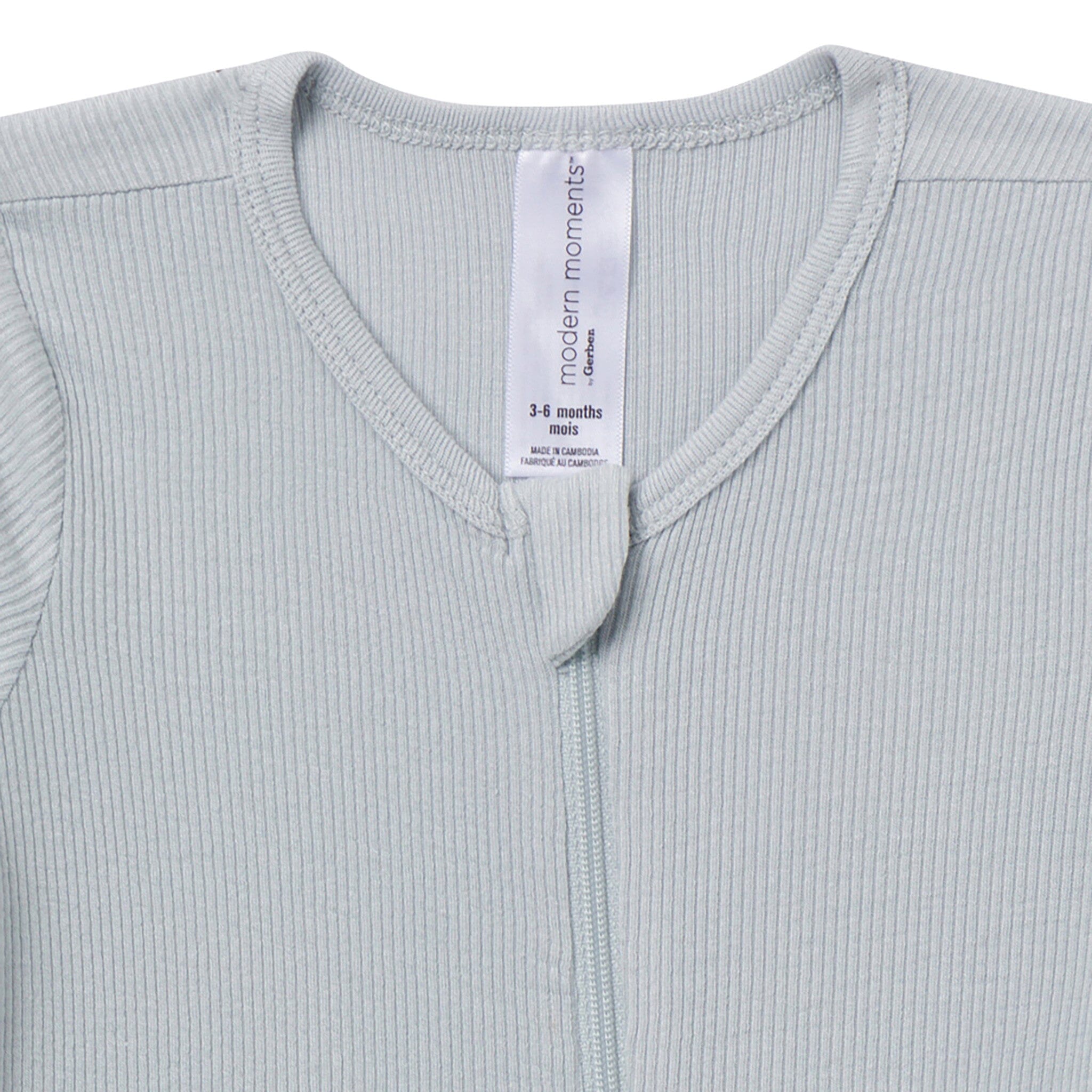 2-Pack Baby Boys Blue and Off-White Sleep 'N Play Sleepwear Gerber® 