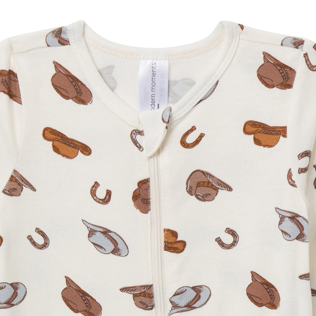 2-Pack Baby Boys Blue and Off-White Sleep 'N Play Sleepwear Gerber® 