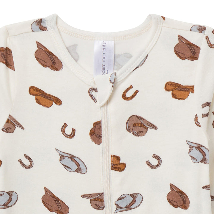 2-Pack Baby Boys Blue and Off-White Sleep 'N Play Sleepwear Gerber® 