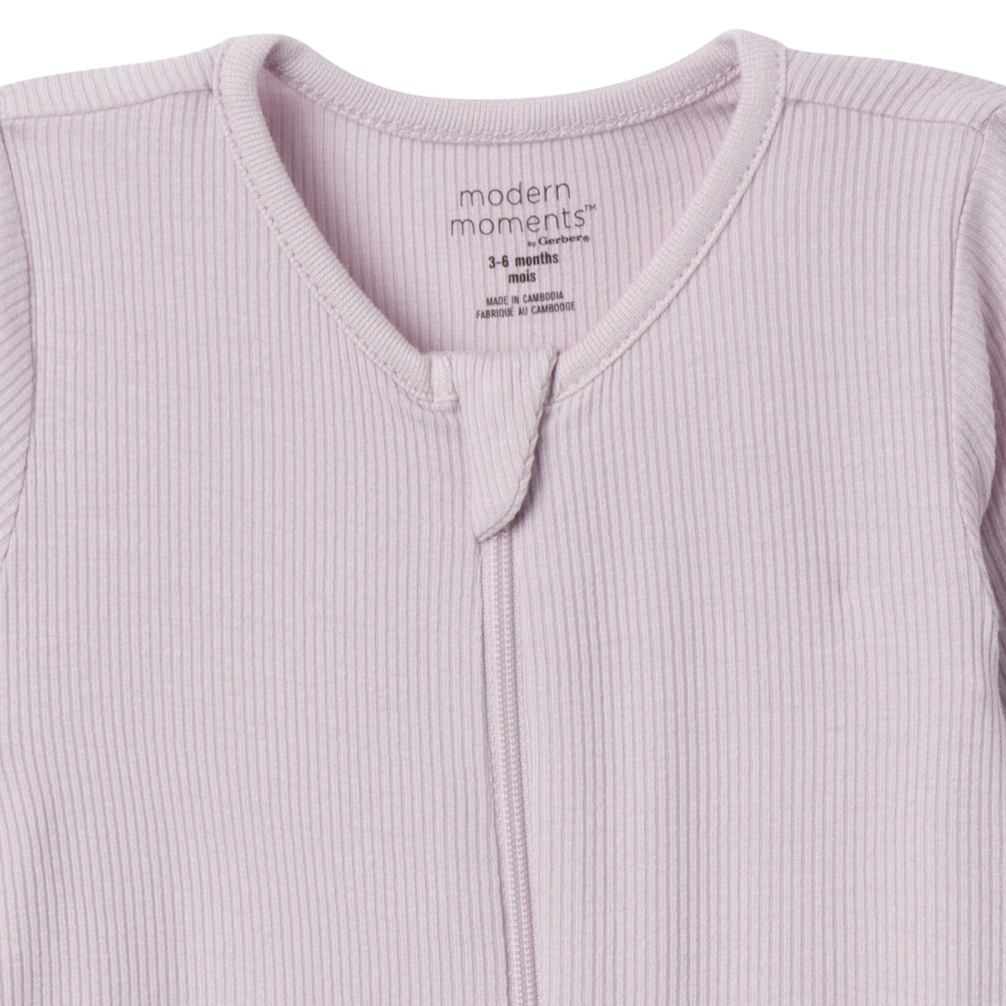 2-Pack Baby Girls Ivory Seashells Footless Coveralls