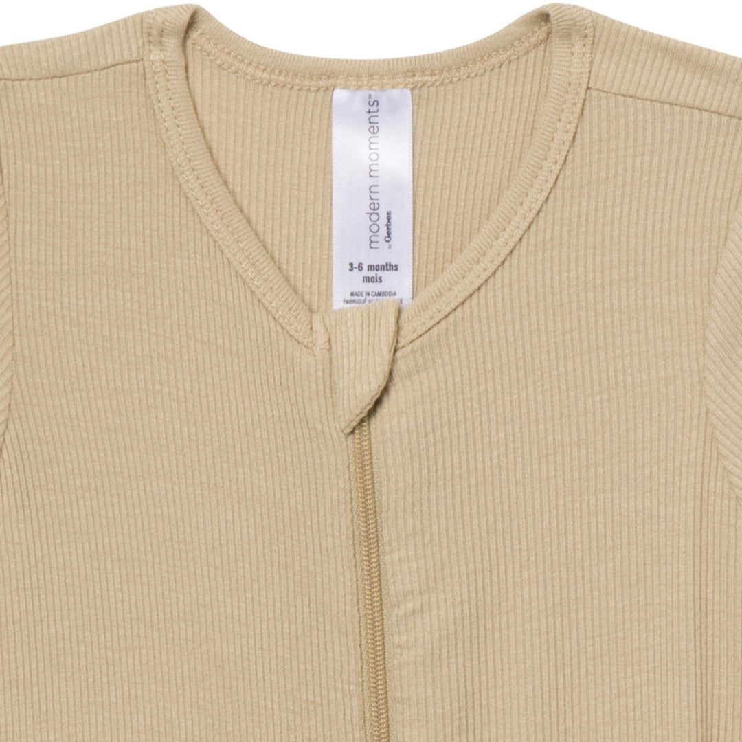 2-Pack Baby Neutral Green and Gray Sleep 'N Play Sleepwear Modern Moments™ by Gerber® 