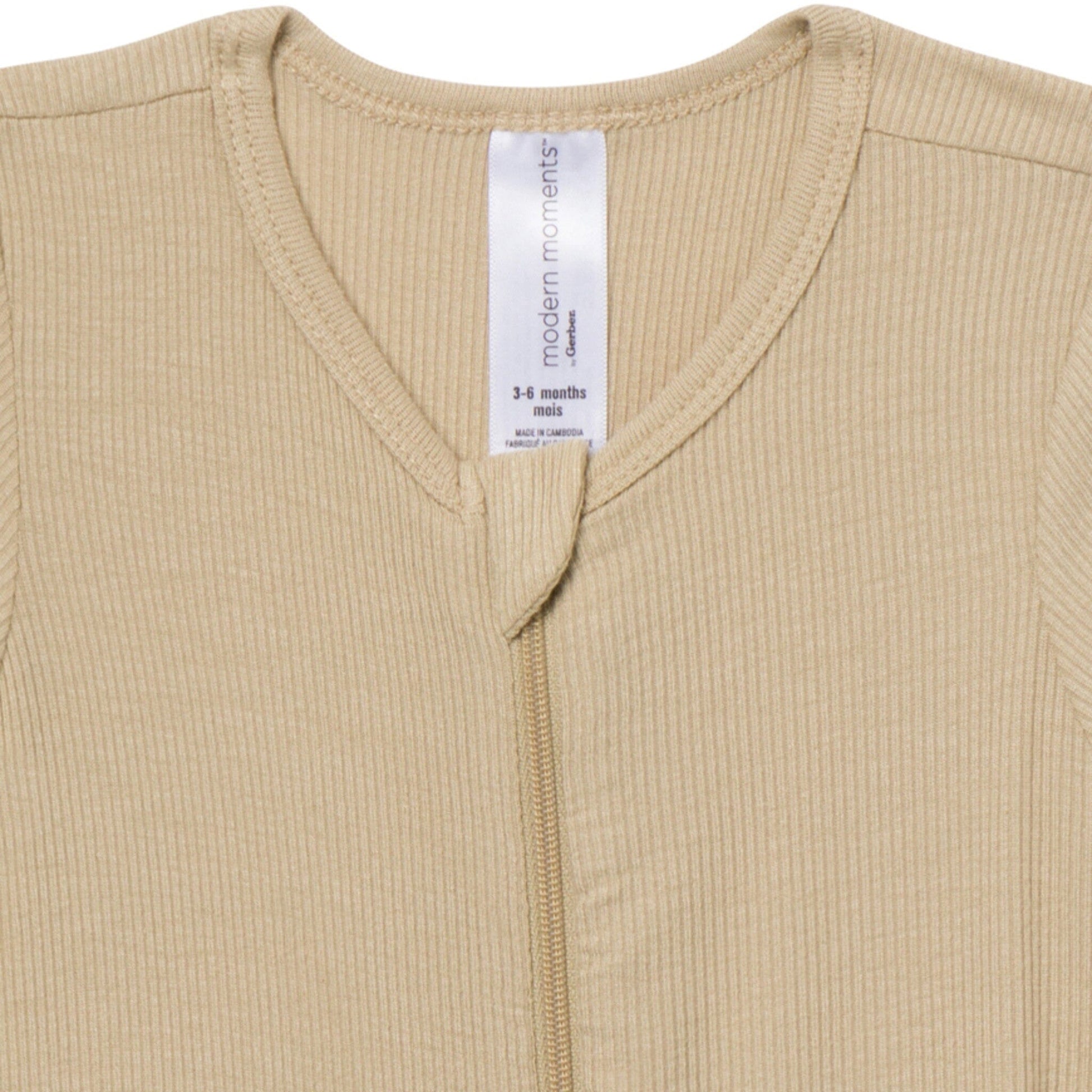 2-Pack Baby Neutral Green and Gray Sleep 'N Play Sleepwear Modern Moments™ by Gerber® 