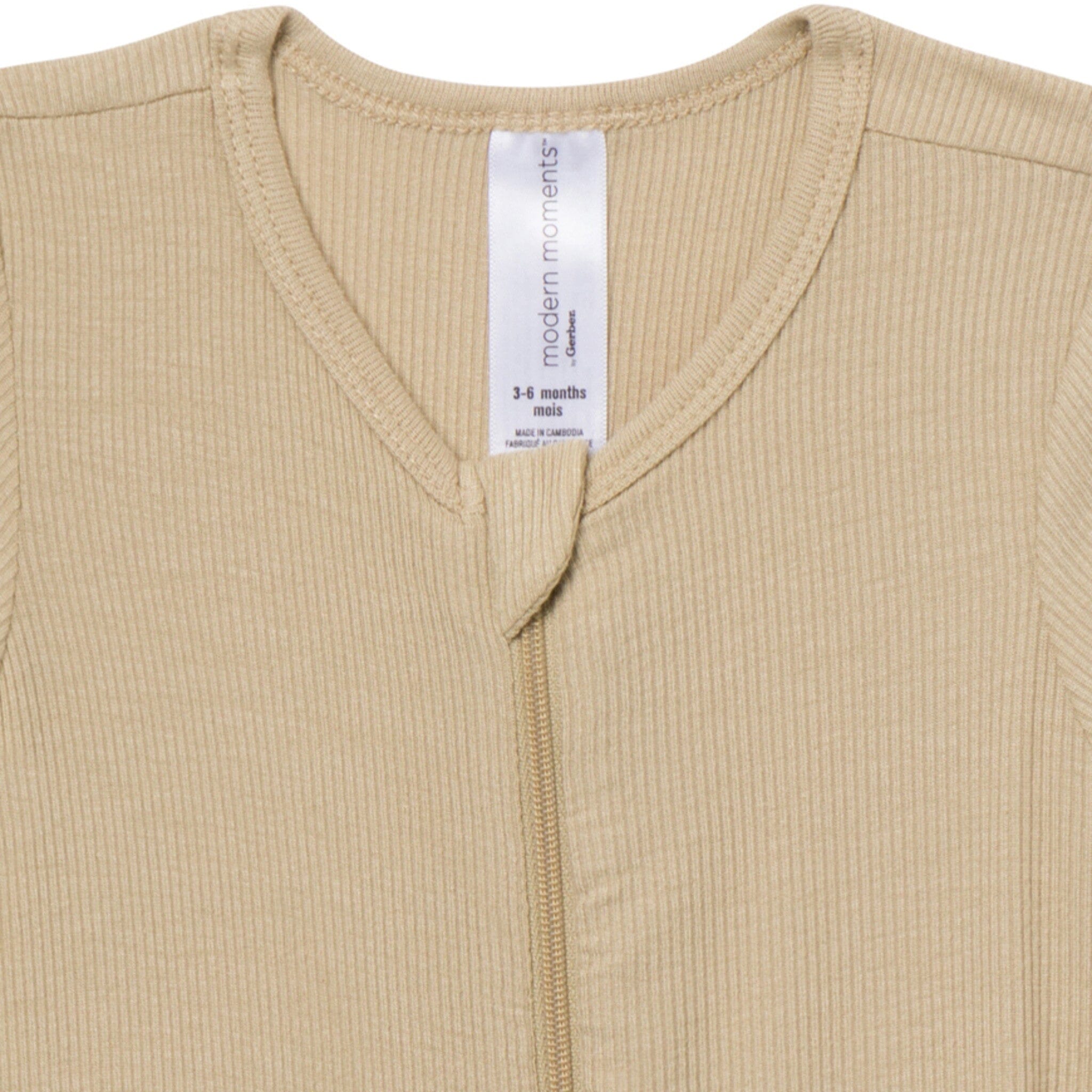 2-Pack Baby Neutral Green and Gray Sleep 'N Play Sleepwear Modern Moments™ by Gerber® 