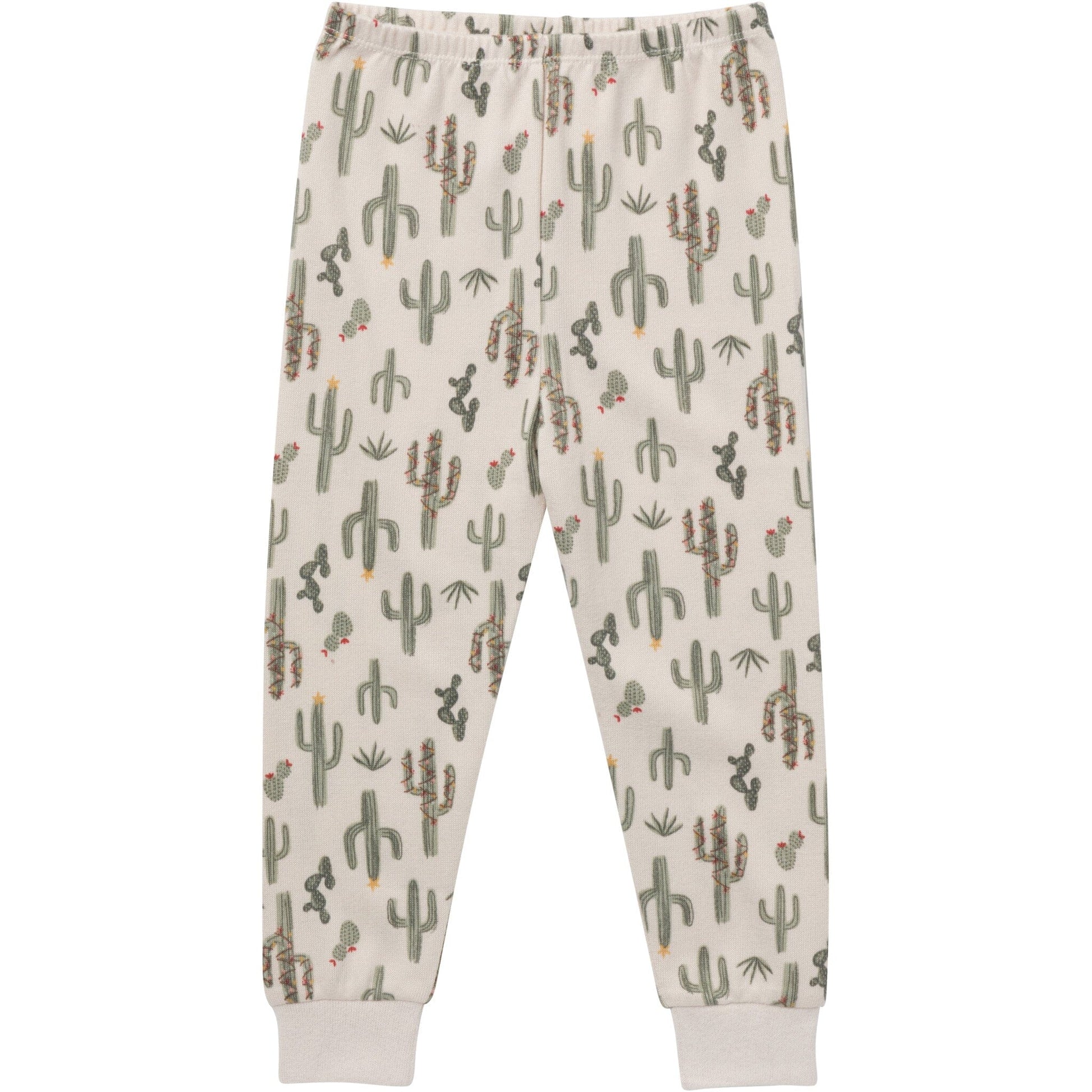 2-Piece Baby Neutral Christmas Cactus Snug Fitting Footless Pajama Set Sleepwear Gerber® 
