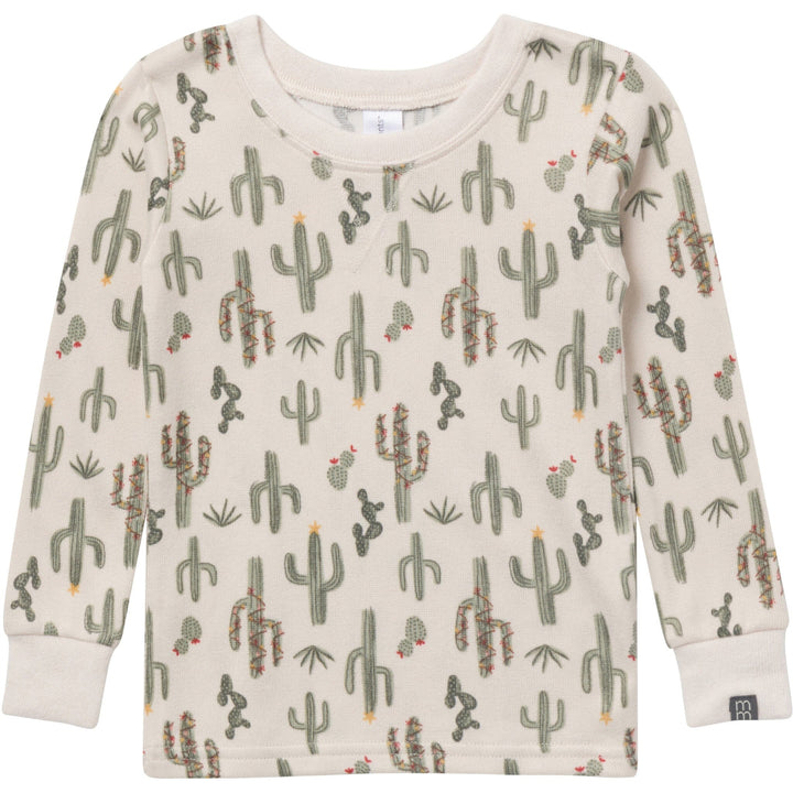 2-Piece Baby Neutral Christmas Cactus Snug Fitting Footless Pajama Set Sleepwear Gerber® 