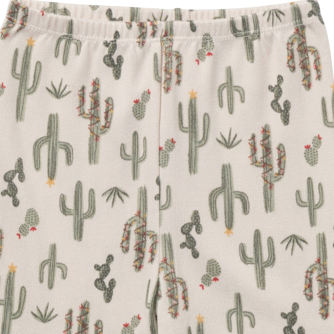 2-Piece Baby Neutral Christmas Cactus Snug Fitting Footless Pajama Set Sleepwear Gerber® 