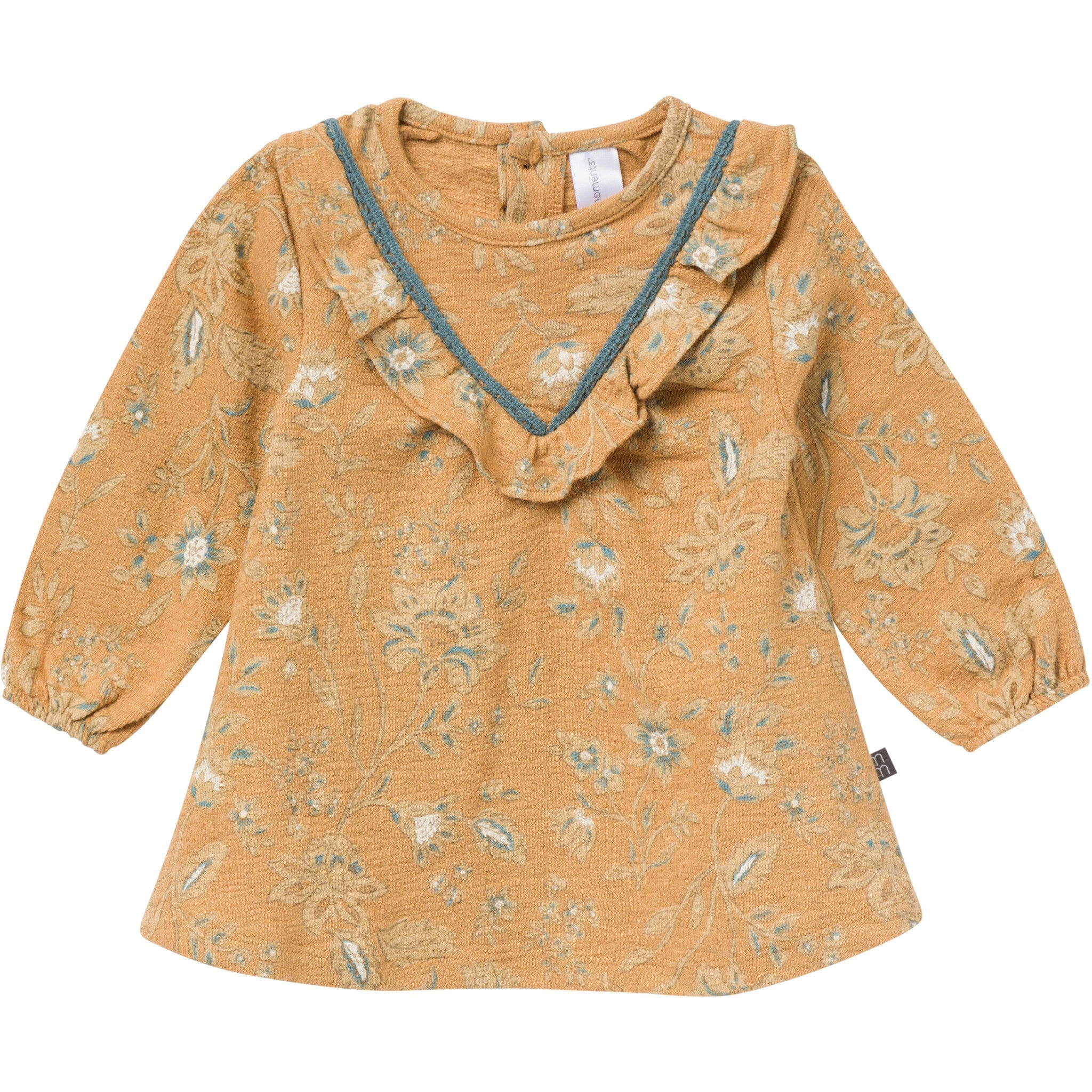 2-Piece Baby Girls Apple Cinnamon Floral Dress and Tights Set Dresses Gerber® 