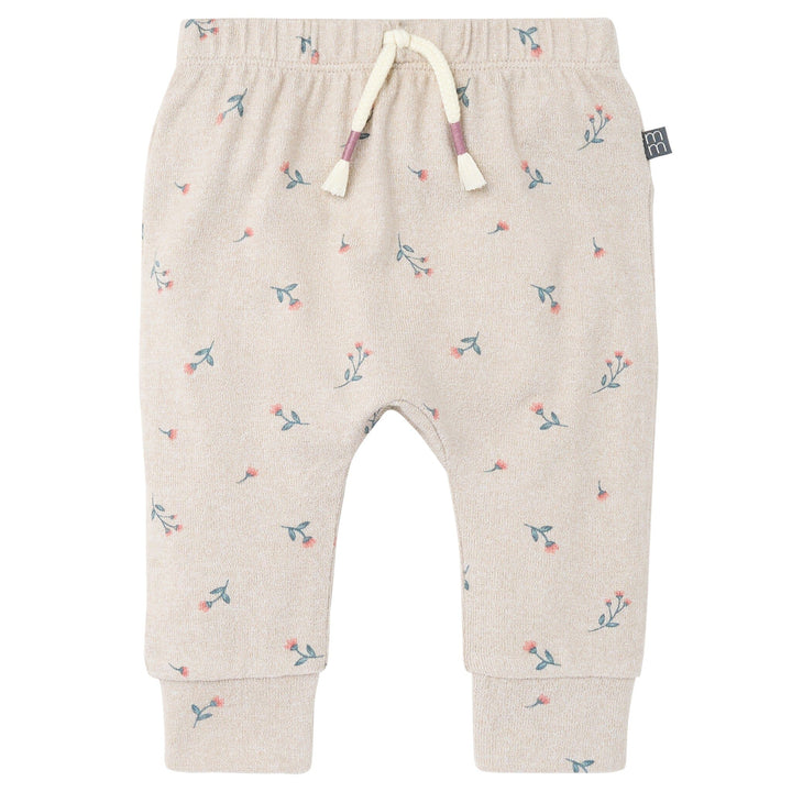 2-Piece Baby Girls Beige Heather Peplum Top and Pants Outfits & Sets Gerber® 