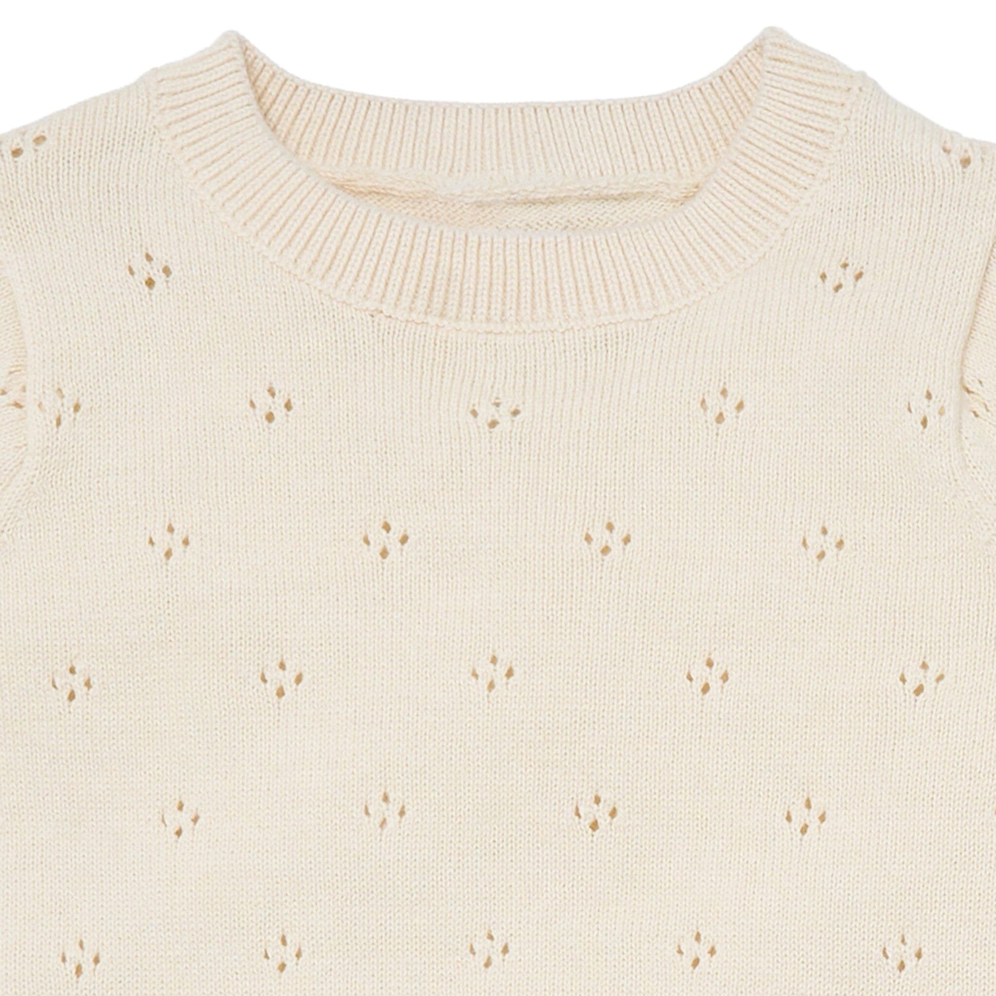 2-Piece Baby Girls Beige Sweater Knit Top and Shorts Set outfits Modern Moments™ by Gerber® 