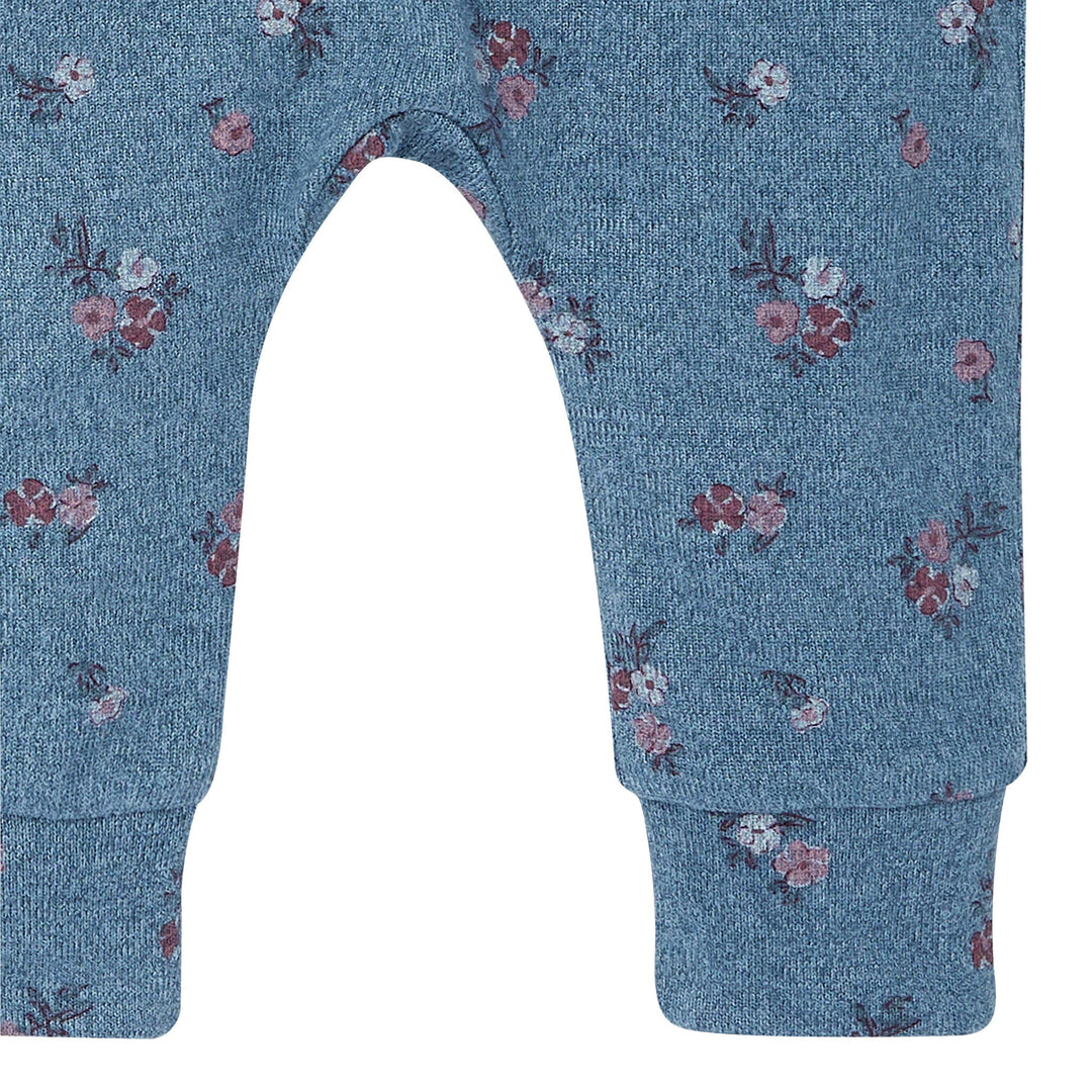 2-Piece Baby Girls Blue Heather Peplum Top and Pants Outfits & Sets Gerber® 