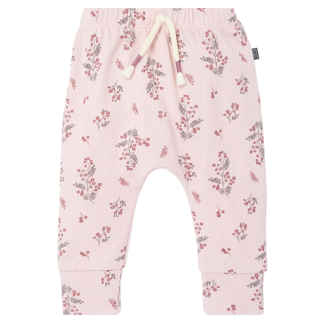 2-Piece Baby Girls Blush Heather Peplum Top and Pants Outfits & Sets Gerber® 