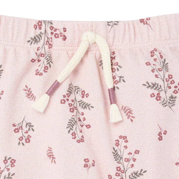 2-Piece Baby Girls Blush Heather Peplum Top and Pants Outfits & Sets Gerber® 